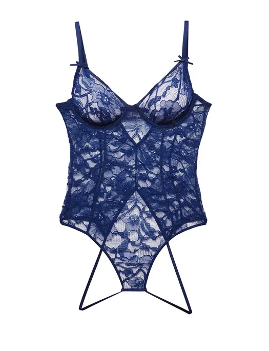 Fleur du Mal Magnolia Lace Ouvert Body