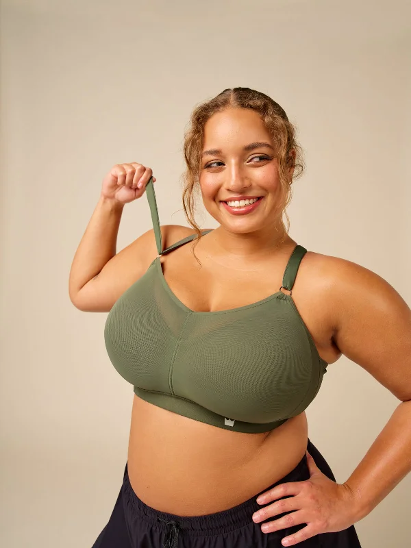 Full Coverage Bra - Deep Lichen Green